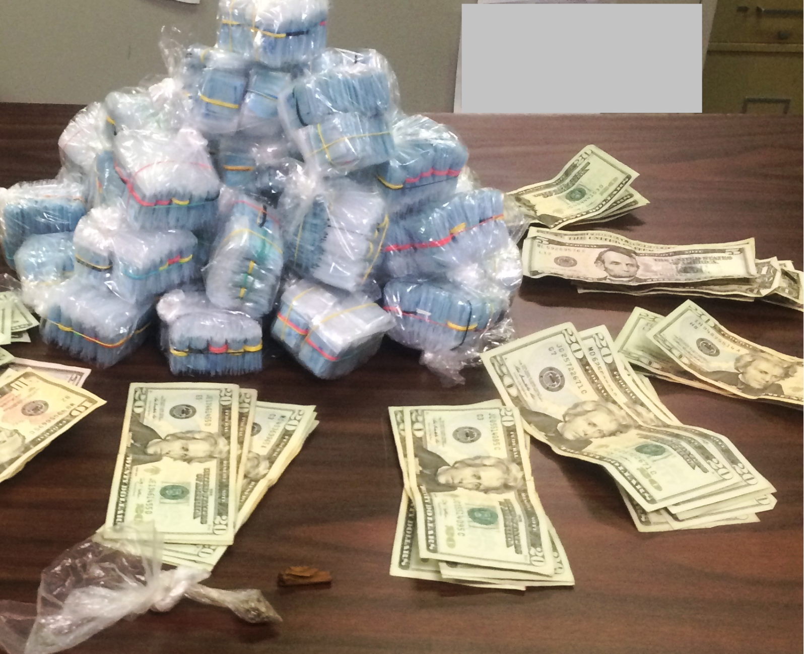 Heroin and cash